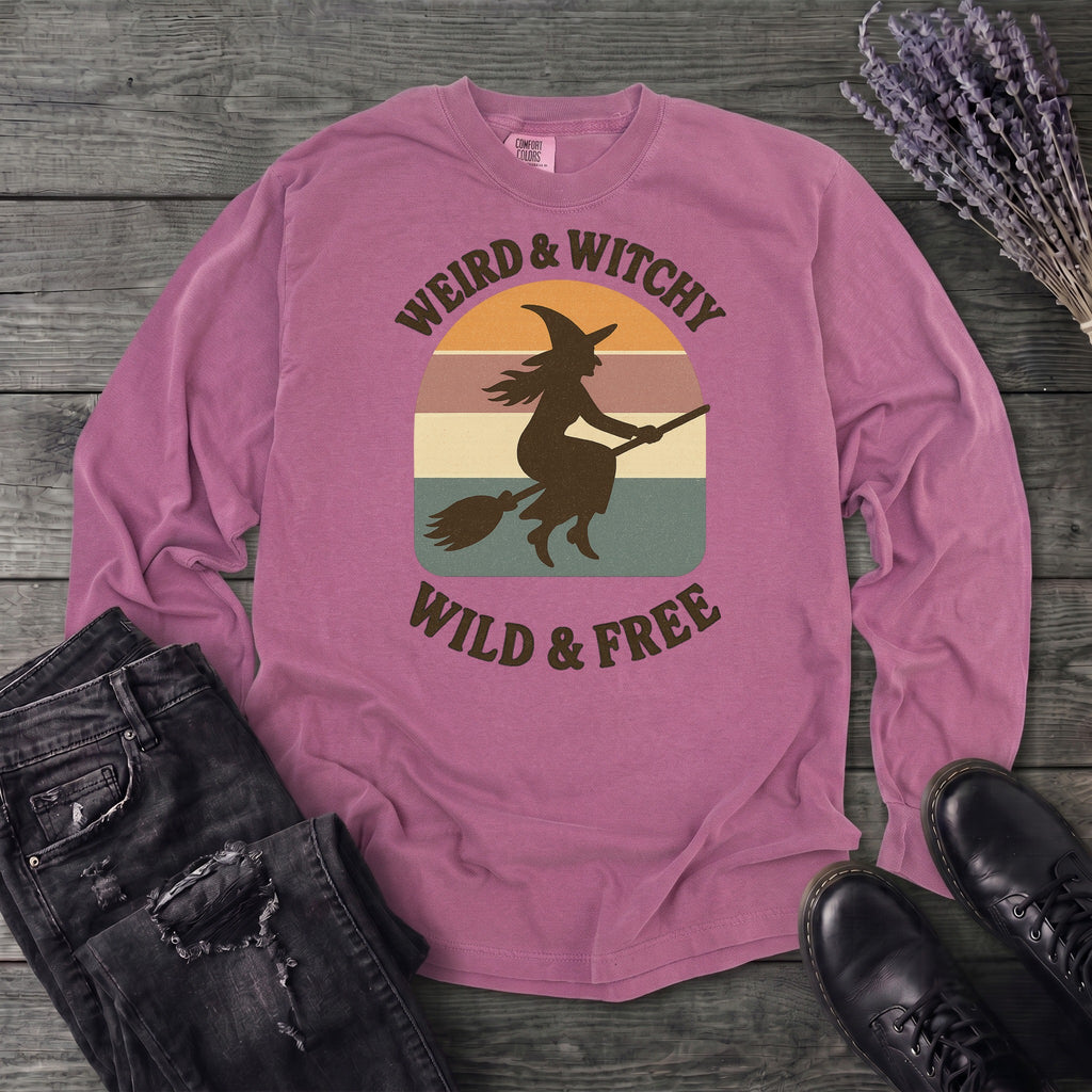 Weird Witchy Wild Free Long Sleeve T-Shirt