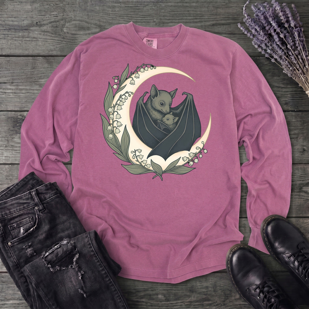 mom and baby bat Long Sleeve T-Shirt