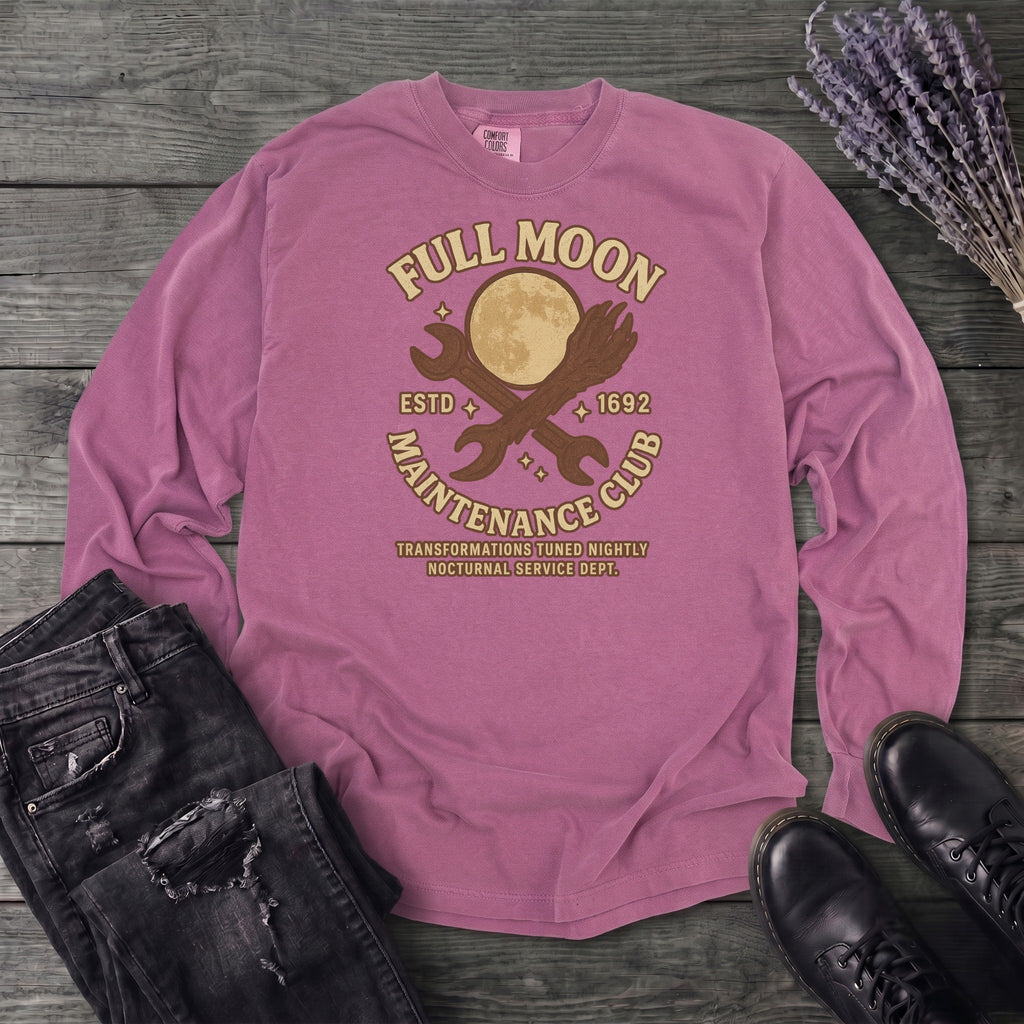Full Moon Maintenance Long Sleeve T-Shirt