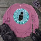stay strange celestial cat Long Sleeve T-Shirt
