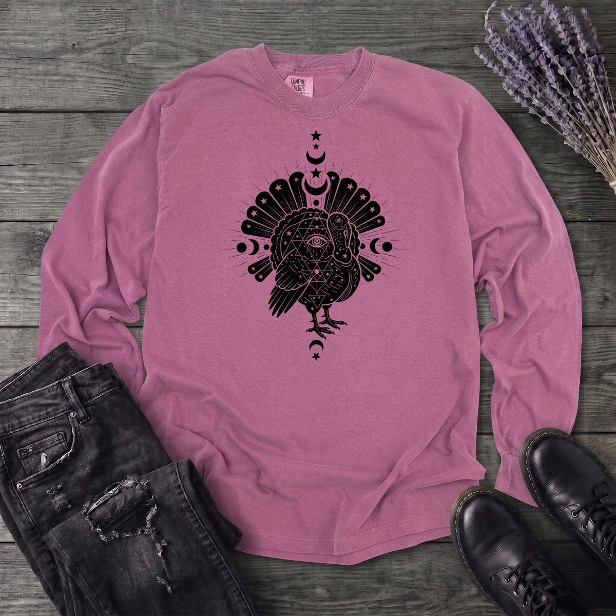 Celestial Turkey Long Sleeve T-Shirt