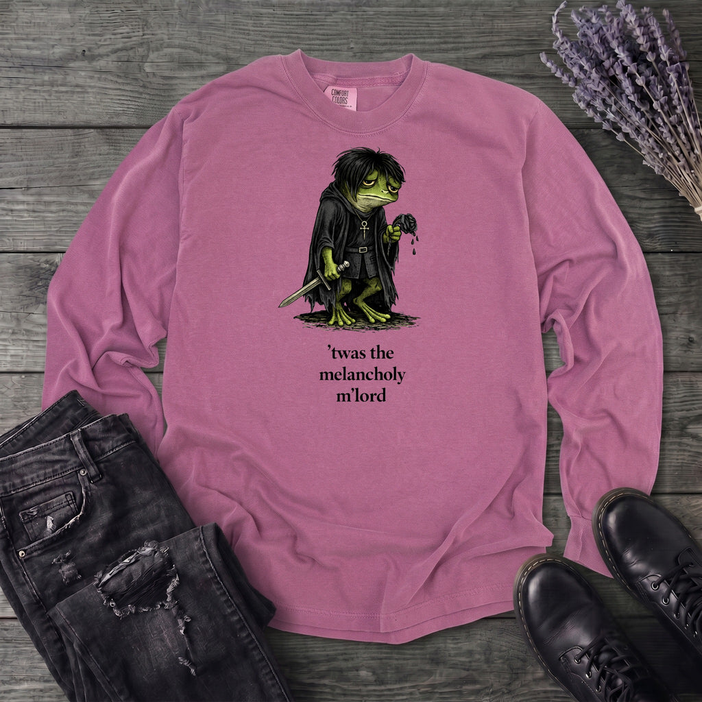 Twas The Melancholy Long Sleeve T-Shirt