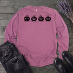 Four Jack-O-Lanterns Long Sleeve T-Shirt