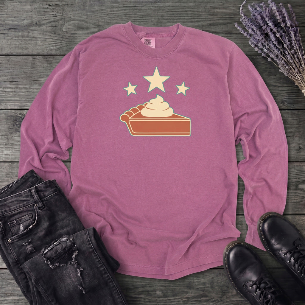 Pie And Stars Long Sleeve T-Shirt