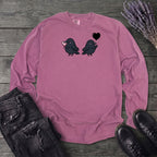 Cute Crow Couple Long Sleeve T-Shirt