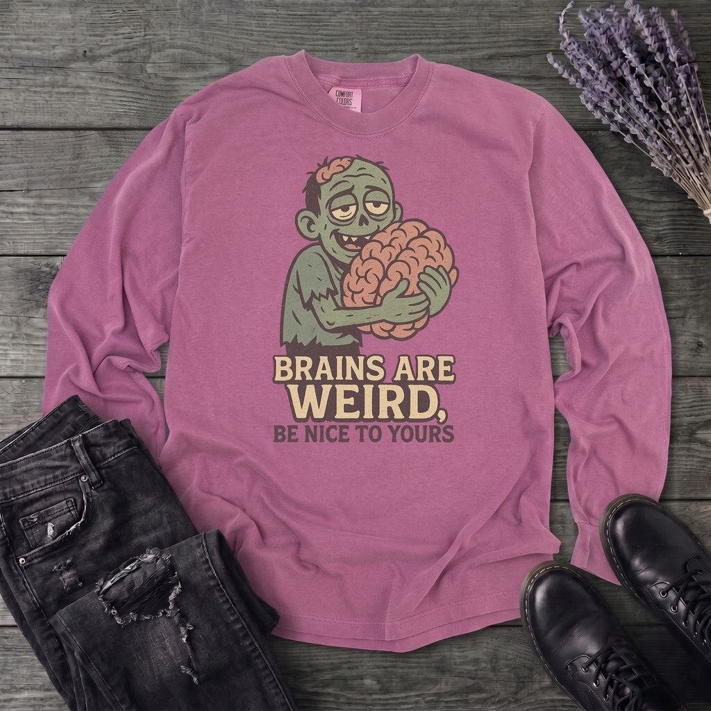Brains Are Weird Long Sleeve T-Shirt