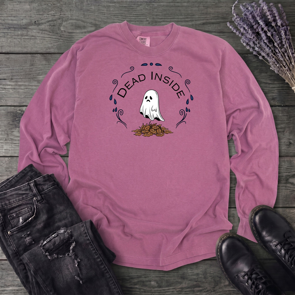Dead Inside Ghost Long Sleeve T-Shirt