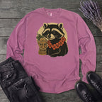 Raccoon Tiki Long Sleeve T-Shirt