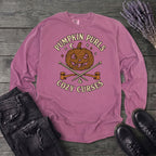 Pumpkin Purls And Cozy Curses Long Sleeve T-Shirt