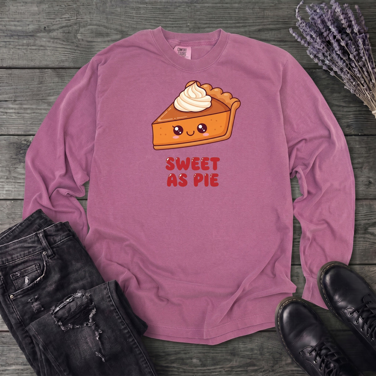 Cute As Pie Long Sleeve T-Shirt