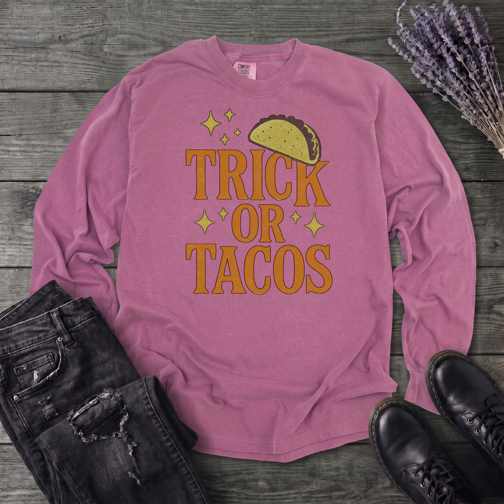 Trick Or Tacos Long Sleeve T-Shirt