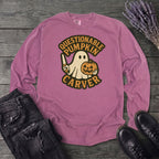 Questionable Pumpkin Carver Long Sleeve T-Shirt