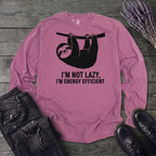 Im Not Lazy Im Energy Efficient Long Sleeve T-Shirt