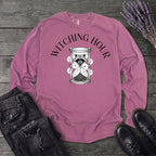 Witching Hour Raccoon Hourglass Long Sleeve T-Shirt