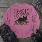 Black Cat Energy Long Sleeve T-Shirt