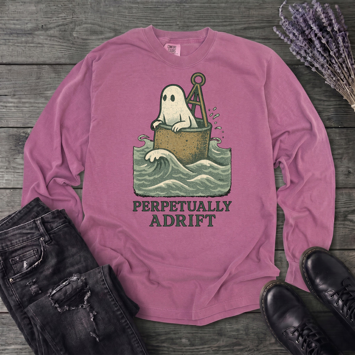 Perpetually Adrift Long Sleeve T-Shirt