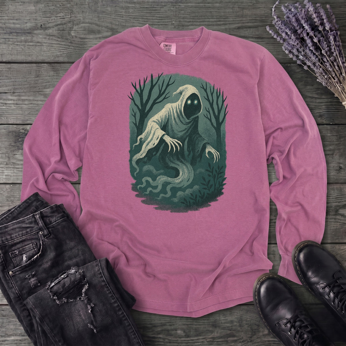 Woodland Spirits Wraith Long Sleeve T-Shirt