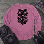 bat night garden Long Sleeve T-Shirt