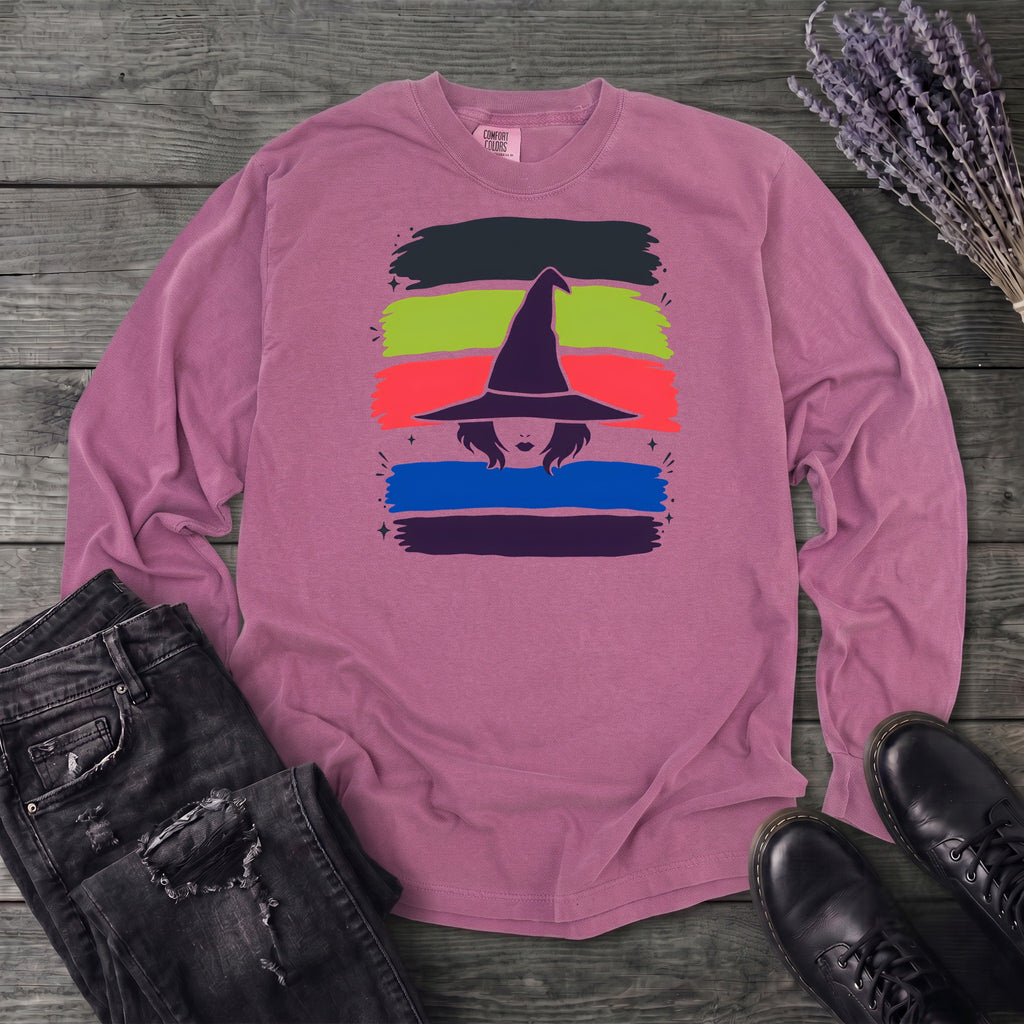 Witch Stripes Long Sleeve T-Shirt
