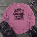 Mentally Somewhere Haunted Long Sleeve T-Shirt