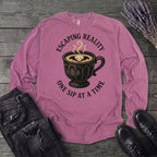 Escaping Reality One Sip At A Time Long Sleeve T-Shirt