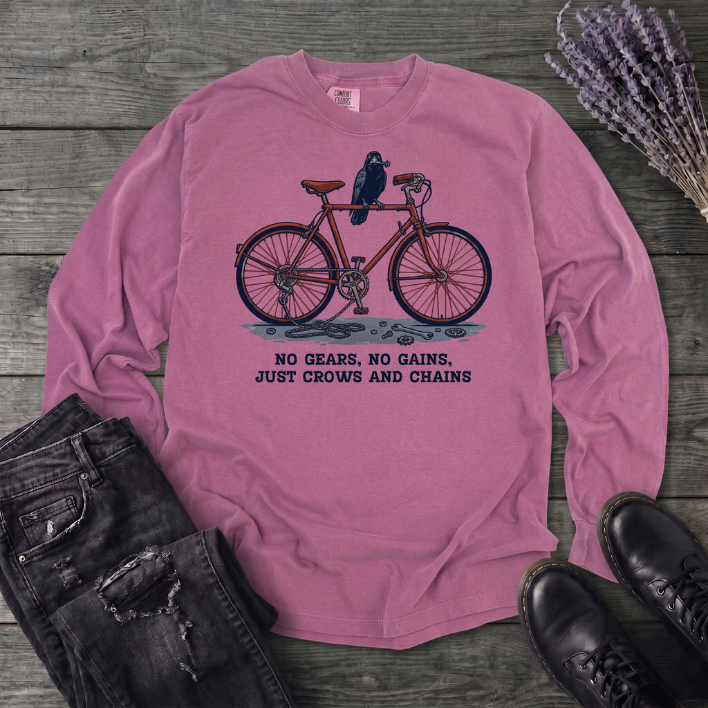 No Gears No Gains Long Sleeve T-Shirt