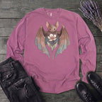 Watercolor Bat Long Sleeve T-Shirt