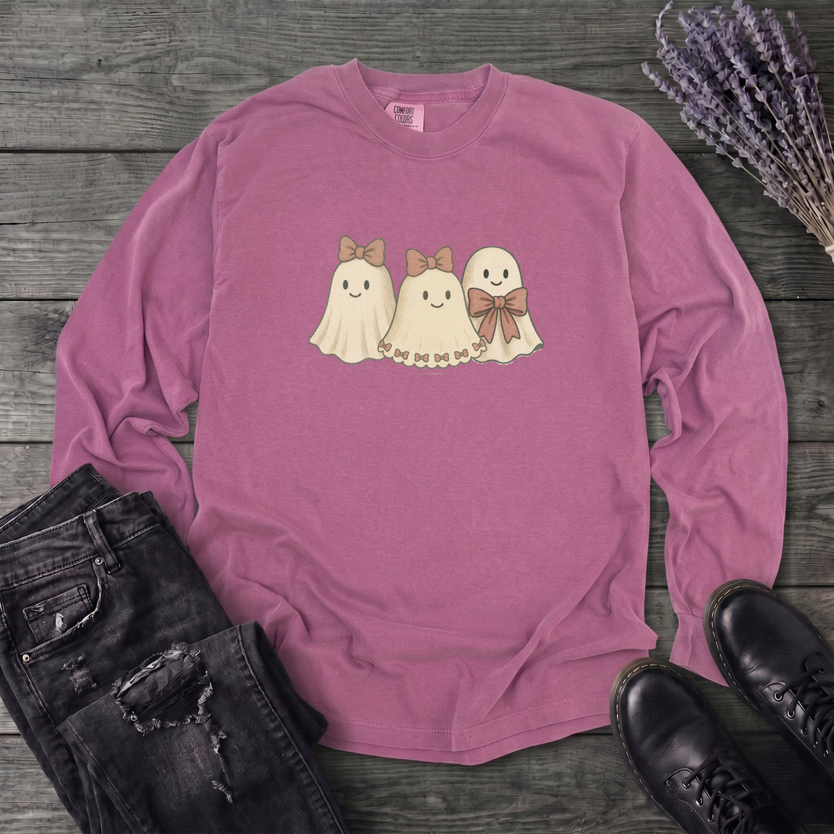 coquette ghost trio Long Sleeve T-Shirt