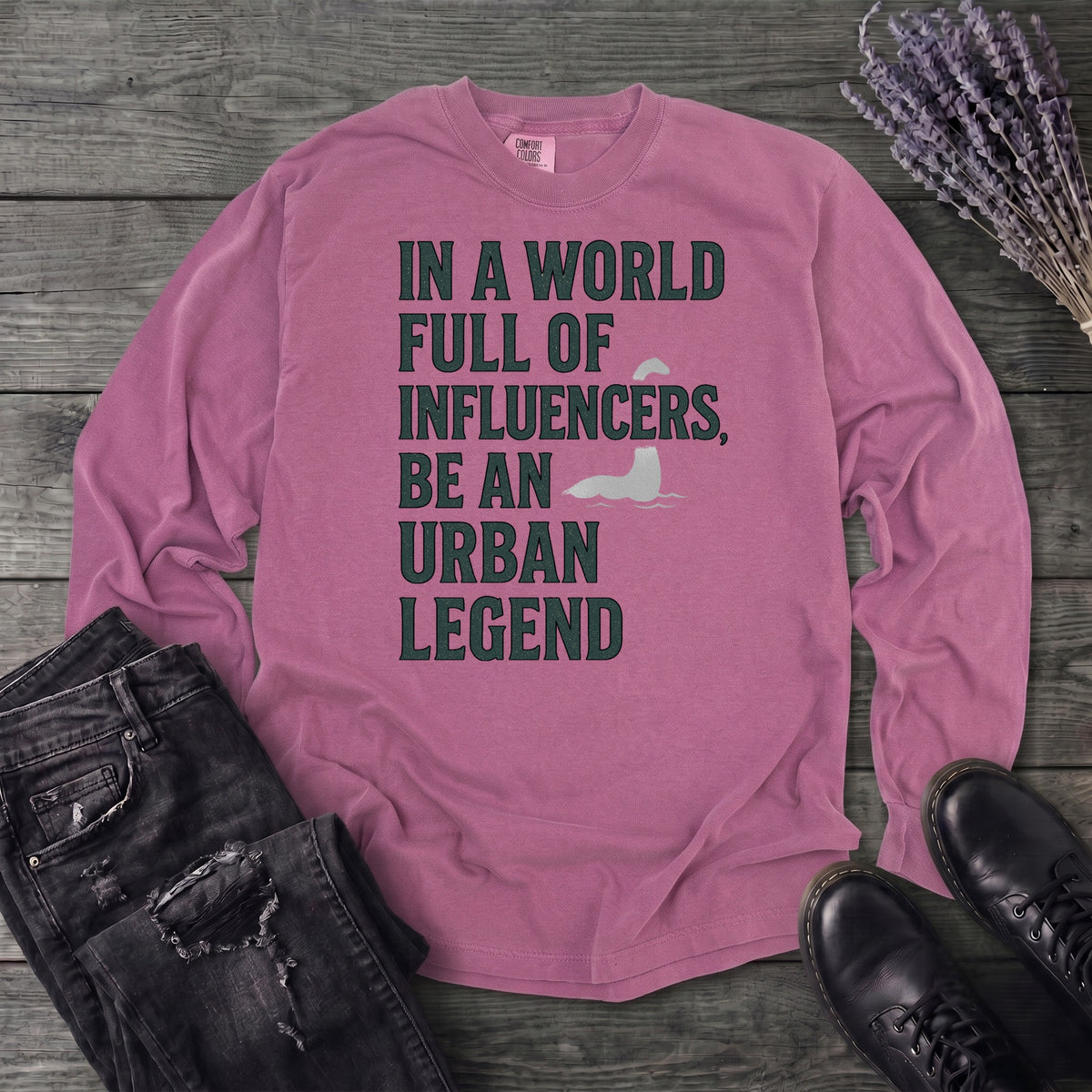 World Full Of Influencers Nessie Long Sleeve T-Shirt