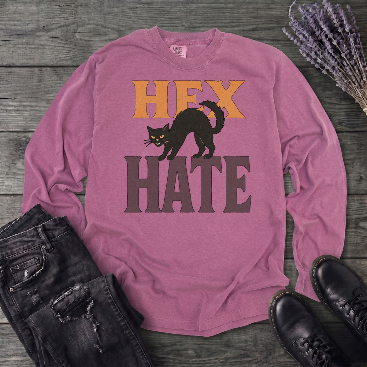 Hex Hate Long Sleeve T-Shirt