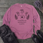 powered by moonlight & spite Long Sleeve T-Shirt
