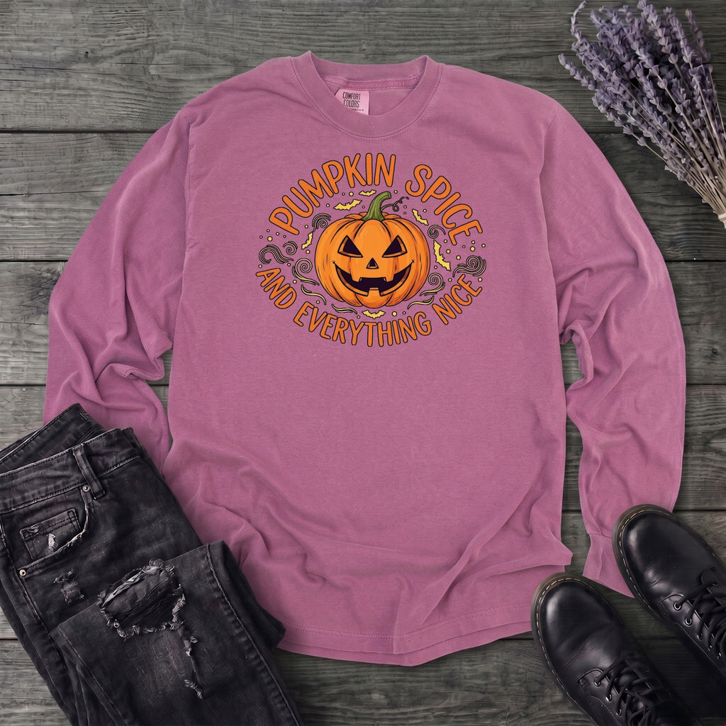 Pumpkin Spice And Everything Nice Long Sleeve T-Shirt