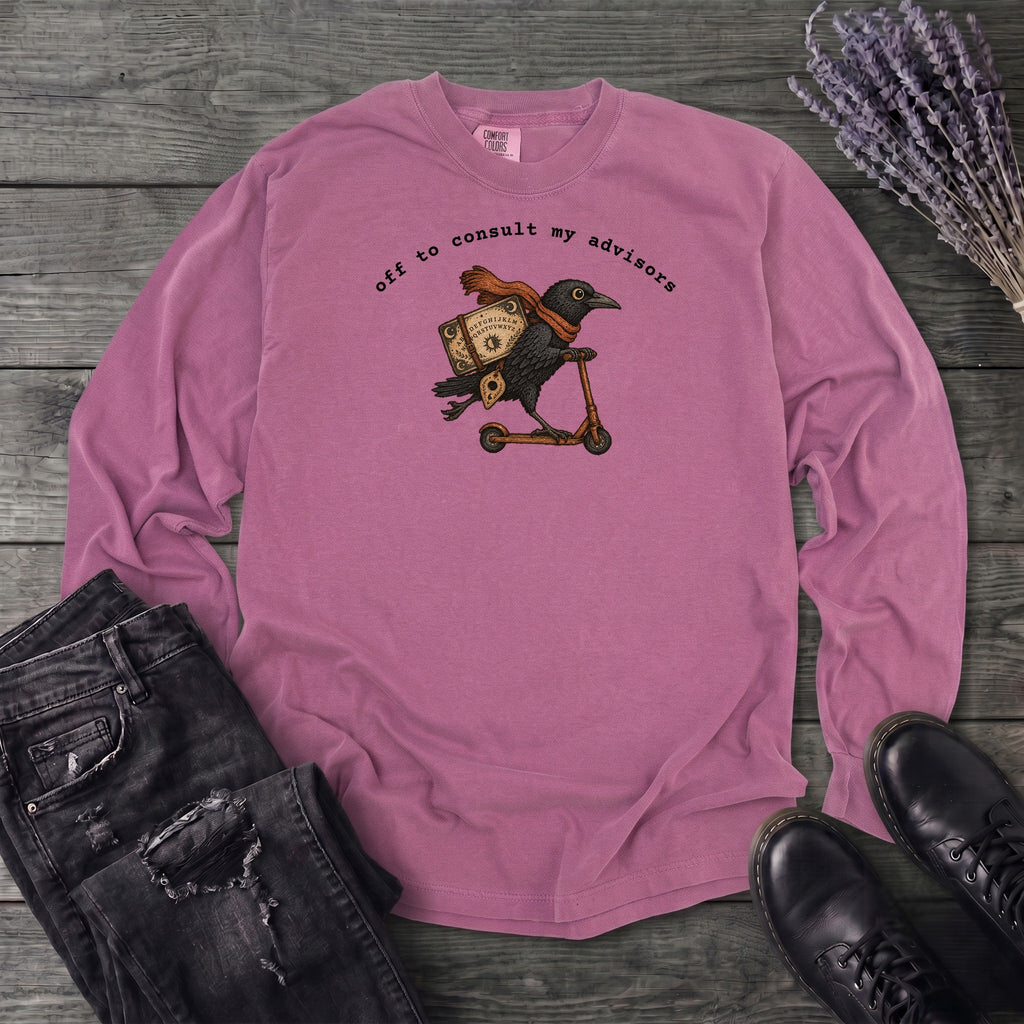 Off To Consult My Advisors Long Sleeve T-Shirt