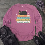 books and cats Long Sleeve T-Shirt