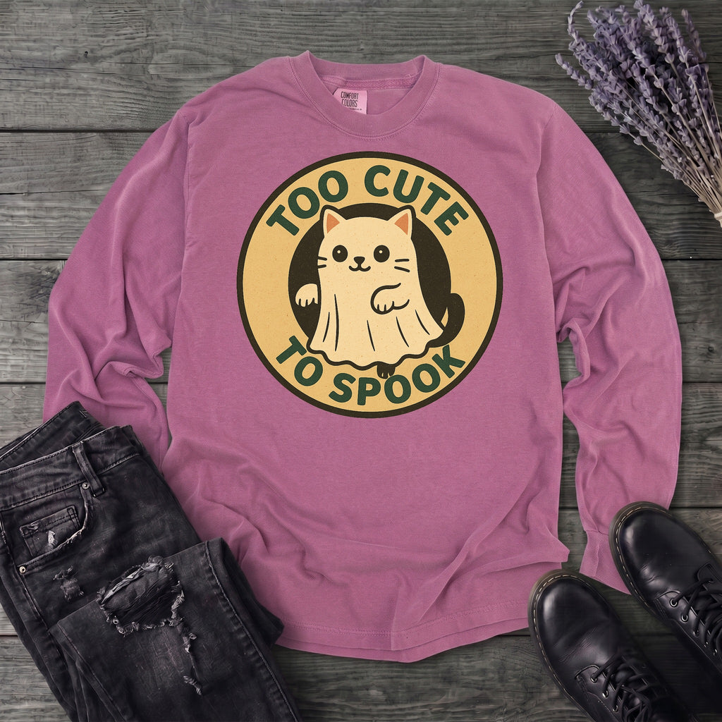 Too Cute To Spook Long Sleeve T-Shirt