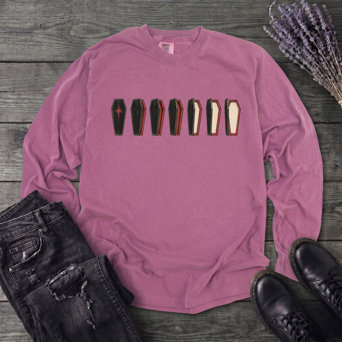 Coffin Evolution Long Sleeve T-Shirt