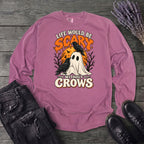 Life Would Be Scary Without Crows Long Sleeve T-Shirt