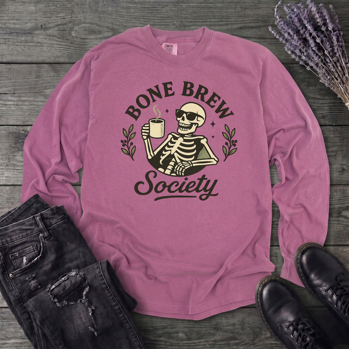 Bone Brew Society Long Sleeve T-Shirt