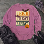 Trick Treat Repeat Muted Long Sleeve T-Shirt