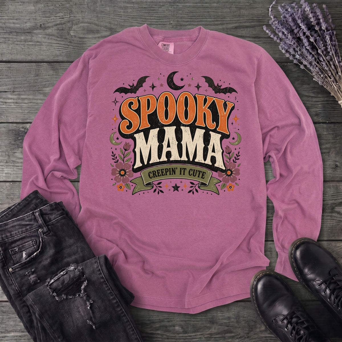 Spooky Mama Long Sleeve T-Shirt