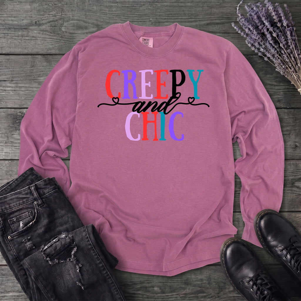 Creepy And Chic Long Sleeve T-Shirt