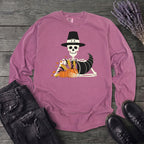 Pilgrim Skeleton Cornucopia Long Sleeve T-Shirt