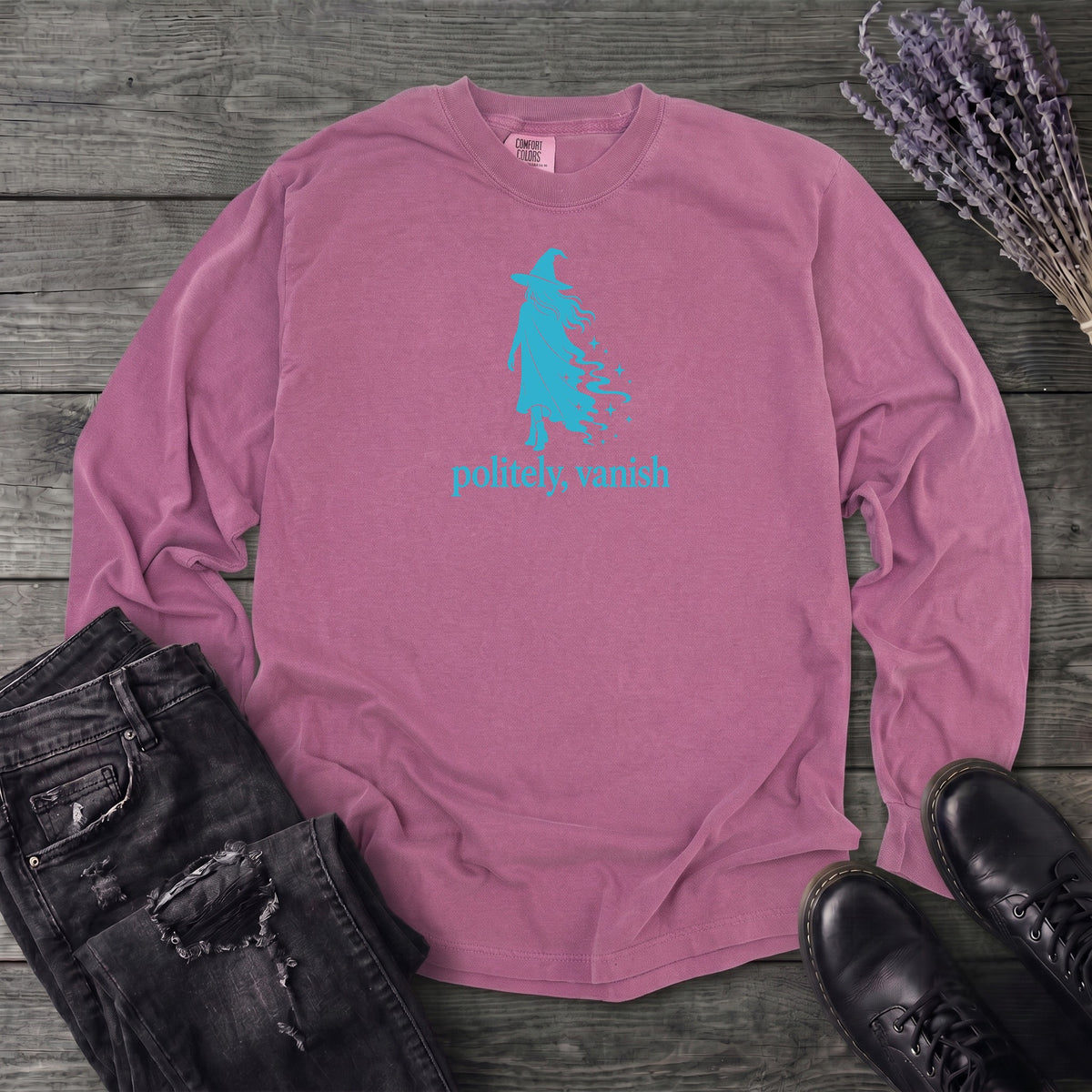 Politely Vanish Long Sleeve T-Shirt