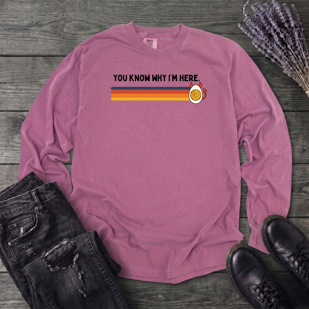 Retro Deviled Egg Long Sleeve T-Shirt