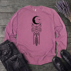 Art Nouveau Crescent Moths Long Sleeve T-Shirt