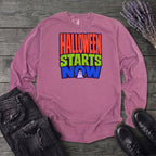 Halloween Starts Now Long Sleeve T-Shirt