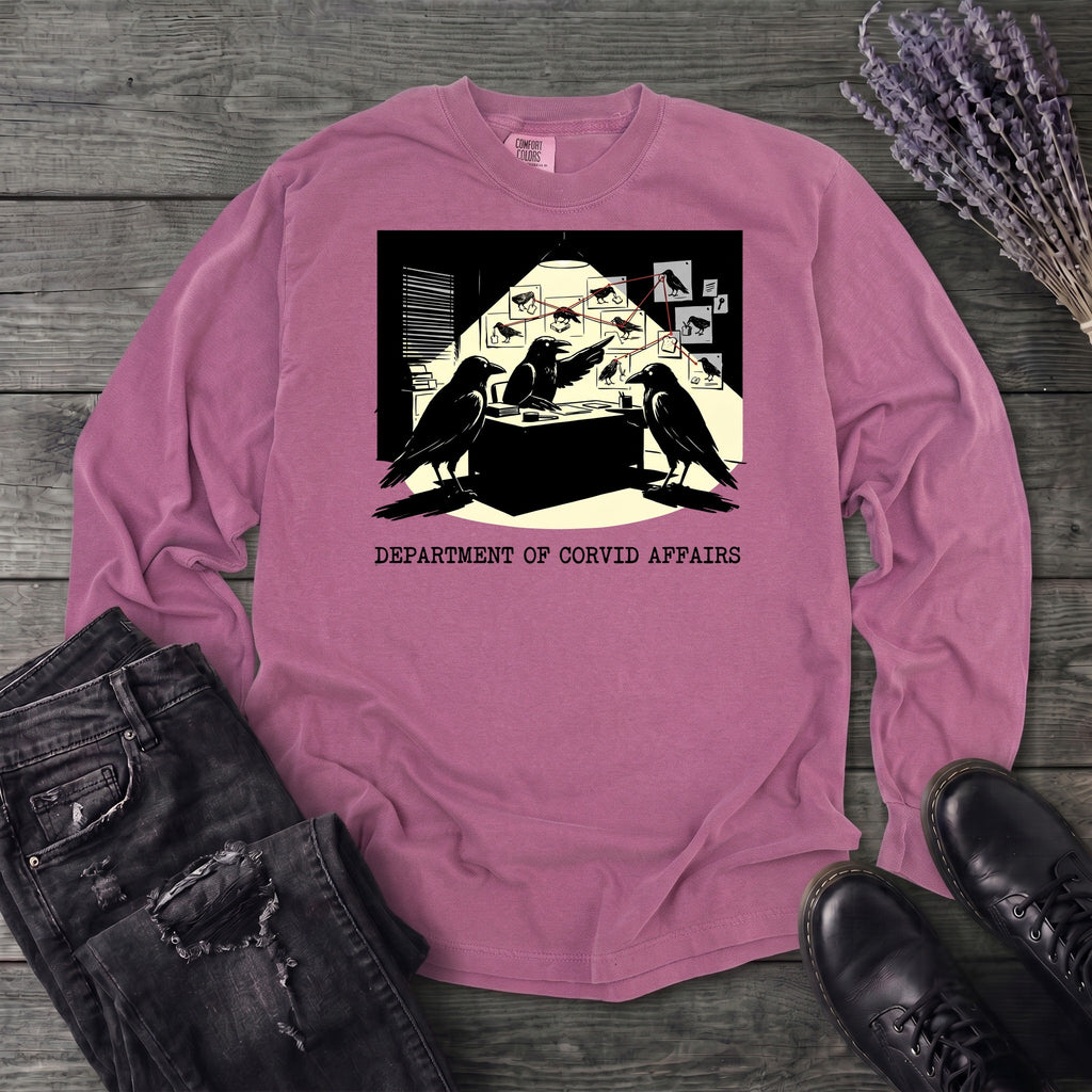 Department of Corvid Affairs Long Sleeve T-Shirt
