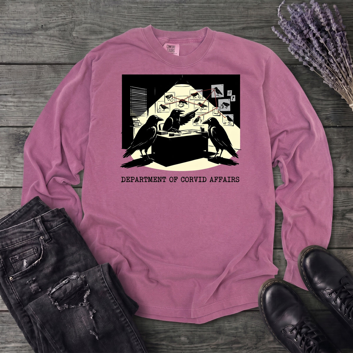 Department of Corvid Affairs Long Sleeve T-Shirt