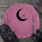 Moon And Pumpkin Long Sleeve T-Shirt