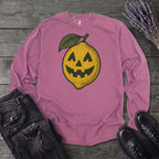 Jack O Lantern Lemon Long Sleeve T-Shirt